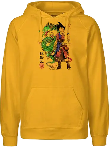 Ronin Saiyan White - ronin, Sayan, db, dbz, anime - Fairtrade Hoodie
