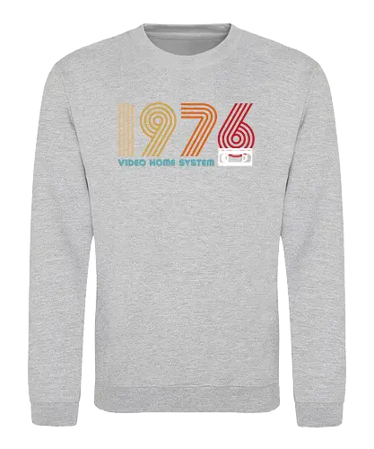 VHS 1976 - retro, video, VHS - Sweatshirt