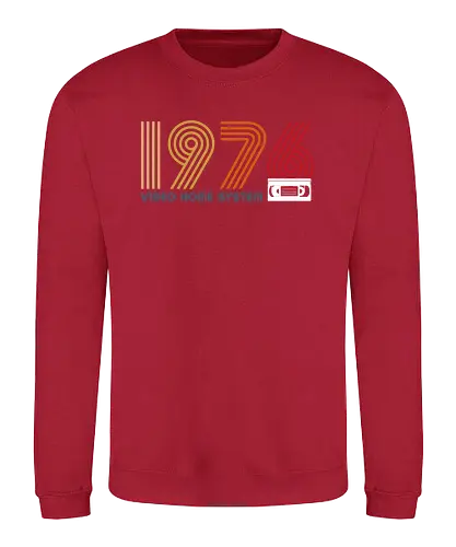 VHS 1976 - retro, video, VHS - Sweatshirt