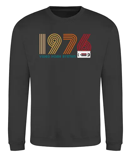 VHS 1976 - retro, video, VHS - Sweatshirt