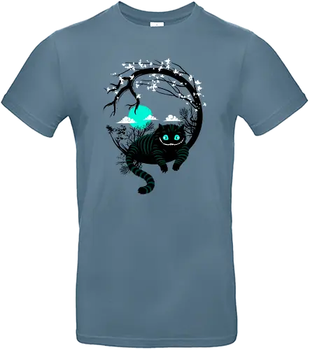 Catcircle - alice im wunderland, alice in wonderland, lewis carroll, japan, mashup, grinsekatze, cheshire cat - Standard T-Shirt