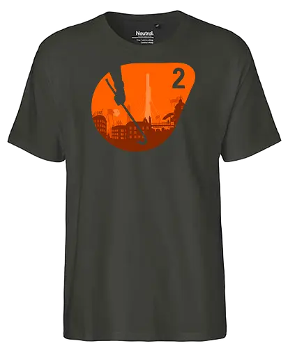 Welcome to City 17 - half life, valve, combine, city 17, gaming, gordon freeman, crowbar, citadel, stm - Fairtrade T-Shirt