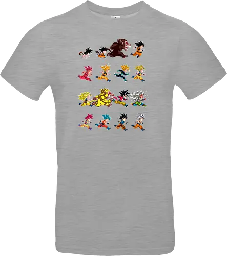 Marathon - anime, dbz, son goku, manga - Standard T-Shirt