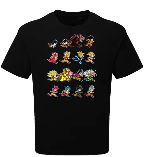Marathon - anime, dbz, son goku, manga - Oversize T-Shirt