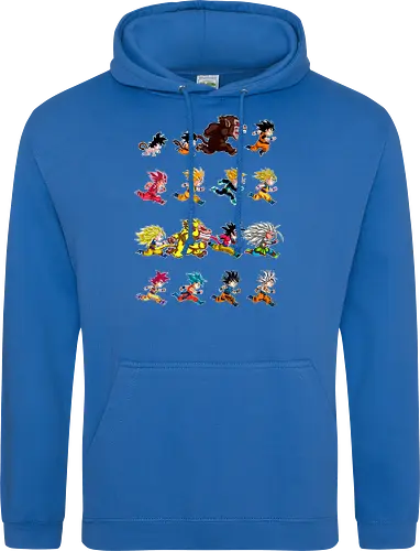 Marathon - anime, dbz, son goku, manga - Standard Hoodie