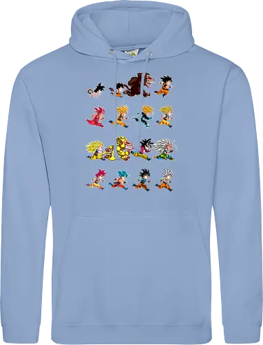 Marathon - anime, dbz, son goku, manga - Standard Hoodie