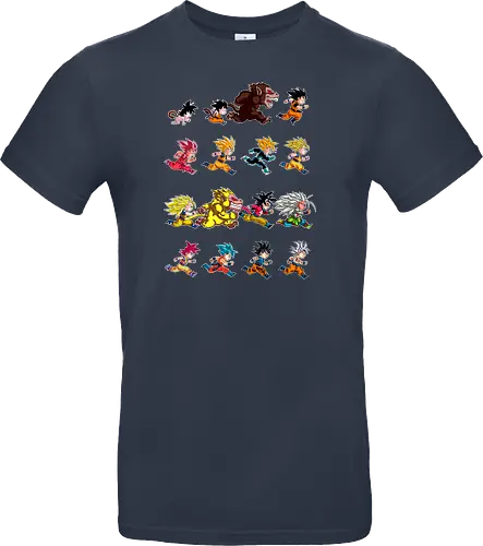 Marathon - anime, dbz, son goku, manga - Standard T-Shirt