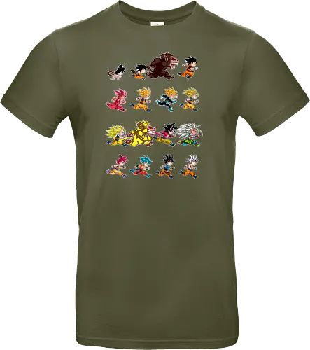 Marathon - anime, dbz, son goku, manga - Standard T-Shirt