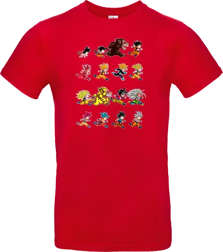 Marathon - anime, dbz, son goku, manga - Standard T-Shirt