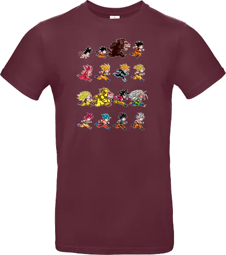 Marathon - anime, dbz, son goku, manga - Standard T-Shirt