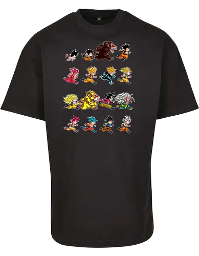 Marathon - anime, dbz, son goku, manga - BYB Oversize T-Shirt 