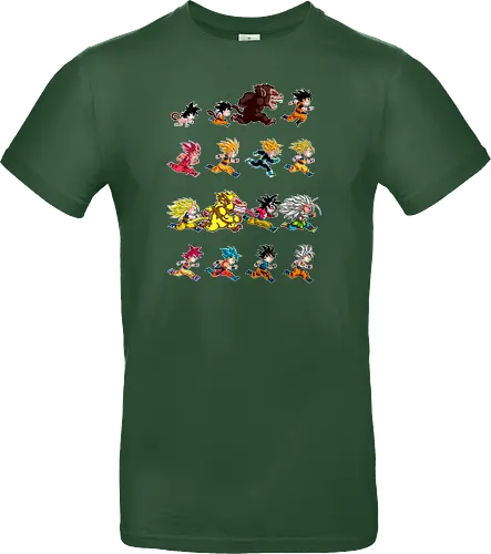 Marathon - anime, dbz, son goku, manga - Standard T-Shirt