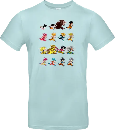 Marathon - anime, dbz, son goku, manga - Standard T-Shirt