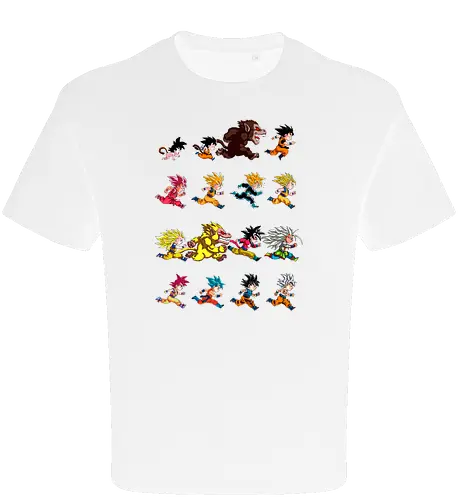Marathon - anime, dbz, son goku, manga - Oversize T-Shirt