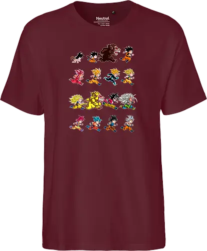 Marathon - anime, dbz, son goku, manga - Fairtrade T-Shirt