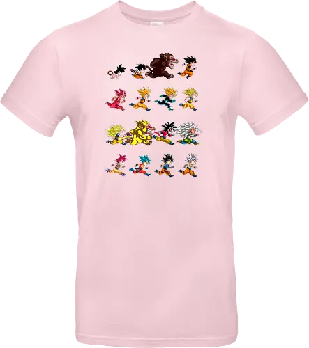 Marathon - anime, dbz, son goku, manga - Standard T-Shirt