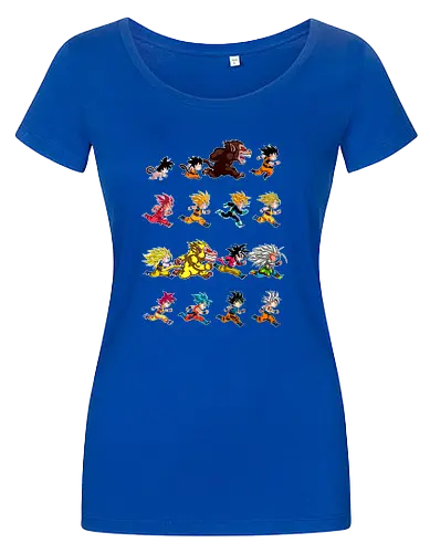 Marathon - anime, dbz, son goku, manga - Damen T-Shirt