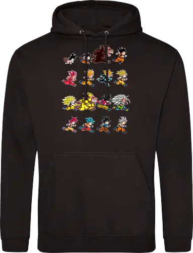 Marathon - anime, dbz, son goku, manga - Standard Hoodie