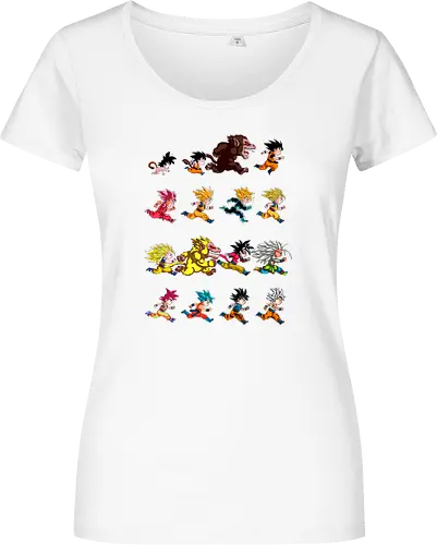 Marathon - anime, dbz, son goku, manga - Damen T-Shirt