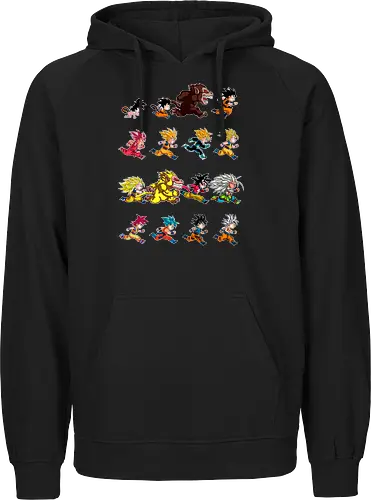 Marathon - anime, dbz, son goku, manga - Fairtrade Hoodie