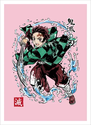 Tanjiro sumi-e