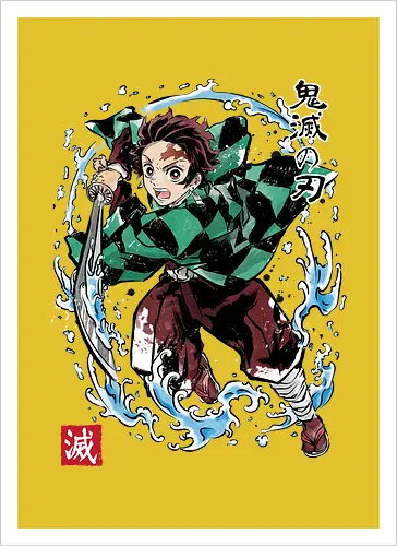 Tanjiro sumi-e