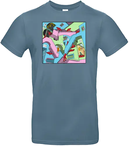 Squid Relativity Staircase - squid, game, art, Kor - Standard T-Shirt