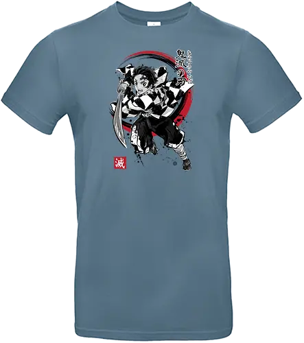 Slayer sumi-e - demon, slayer, sumi-e, Tanjirou, anime, manga - Standard T-Shirt