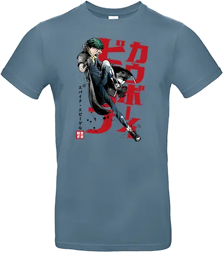 Spike sumi-e - spike, space cowboy, anime, bounty hunter - Standard T-Shirt
