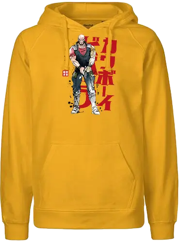 Jet sumi-e - space cowboy, bounty hunter, cowboy, jet, anime - Fairtrade Hoodie