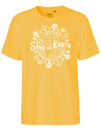 Save the earth - Climate Change, Klimawandel, erde, earth - Fairtrade T-Shirt