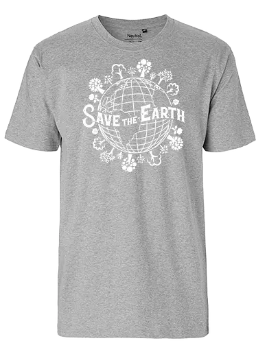 Save the earth - Climate Change, Klimawandel, erde, earth - Fairtrade T-Shirt