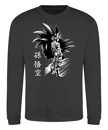 Inking Instinct Warrior - dbz, saiyan, saiyajin, warrior, krieger - Sweatshirt