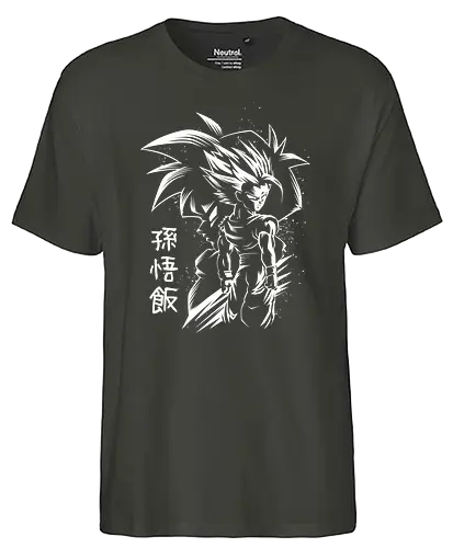 Inking Son Warrior - anime, manga, dbz, Sayan - Fairtrade T-Shirt