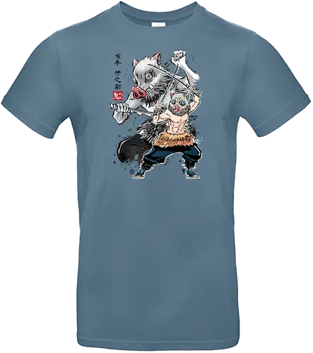 Inosuke sumi-e - demon, slayer, Inosuke, anime, manga, bst - Standard T-Shirt