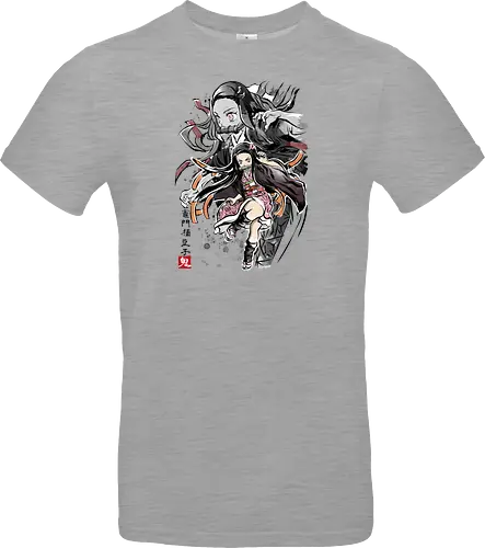 Demon Nezuko sumi-e