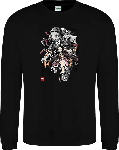 Demon Nezuko sumi-e