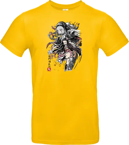 Demon Nezuko sumi-e