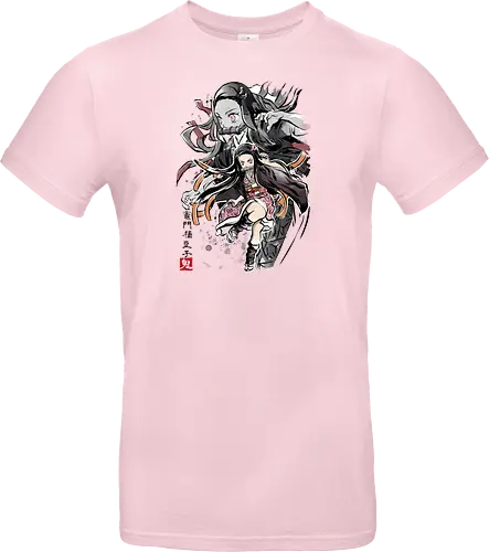 Demon Nezuko sumi-e