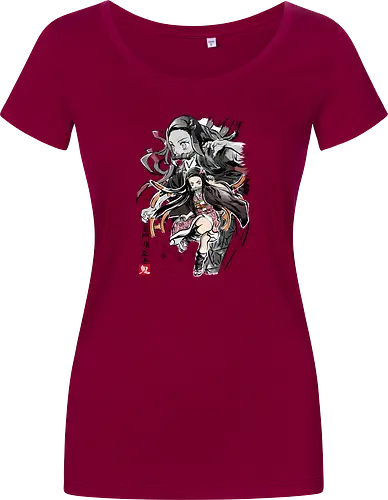 Demon Nezuko sumi-e