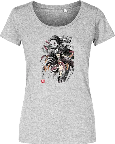 Demon Nezuko sumi-e