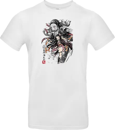 Demon Nezuko sumi-e