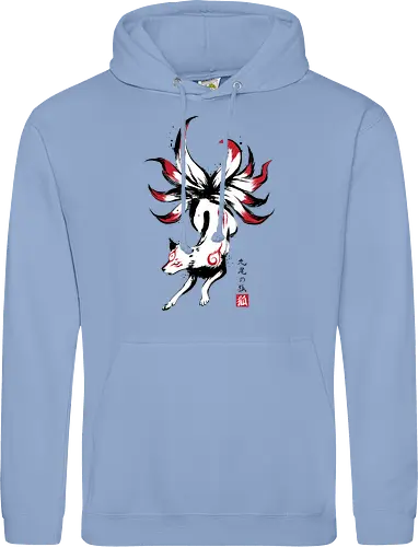 Kyubi no kitsune sumi-e