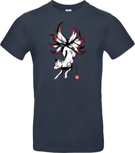 Kyubi no kitsune sumi-e