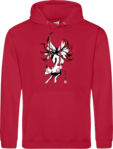 Kyubi no kitsune sumi-e