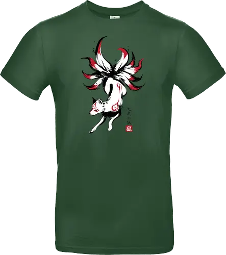Kyubi no kitsune sumi-e