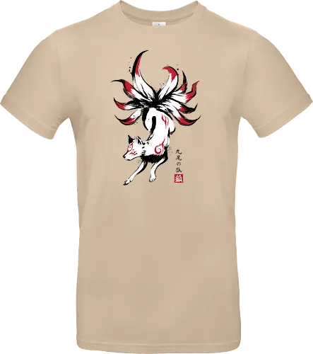Kyubi no kitsune sumi-e