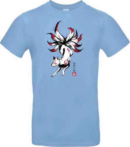 Kyubi no kitsune sumi-e