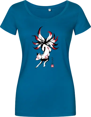 Kyubi no kitsune sumi-e