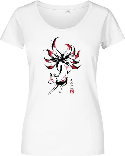 Kyubi no kitsune sumi-e